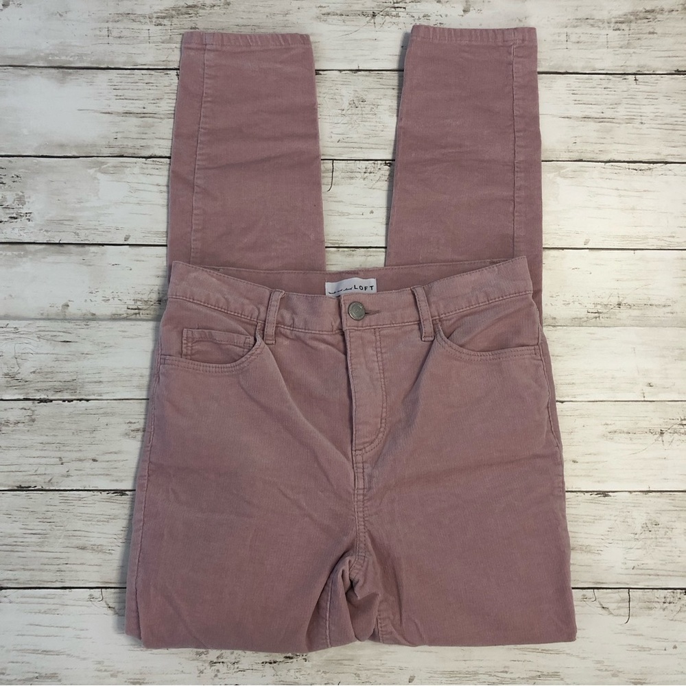 Loft High Waist Skinny Women’s Corduroy Pant Size 27/4